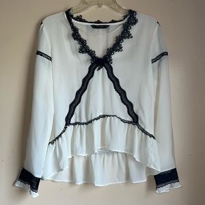 Medium White Zara Shirt